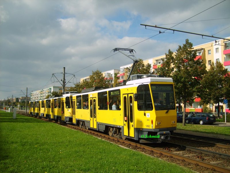 T6 Gro�zug Sonderfahrt der Berliner Verkehrsbetriebe (BVG) am 03.10.2007