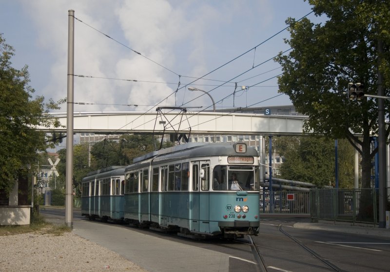 Taktion 290 am 28. September in Mannheim am Altrhein/Sandhofen n�he  Zellstoff .