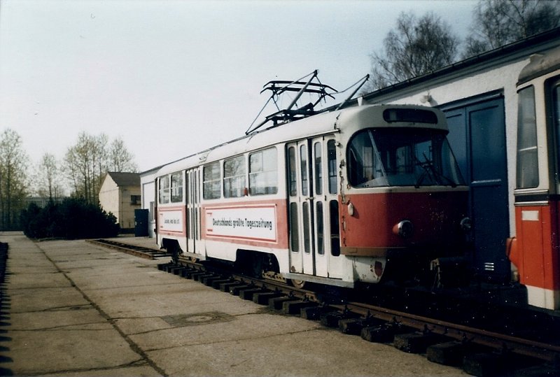 TATRA-Straenbahn im Eisenbahn&TechnikMuseum Prora.