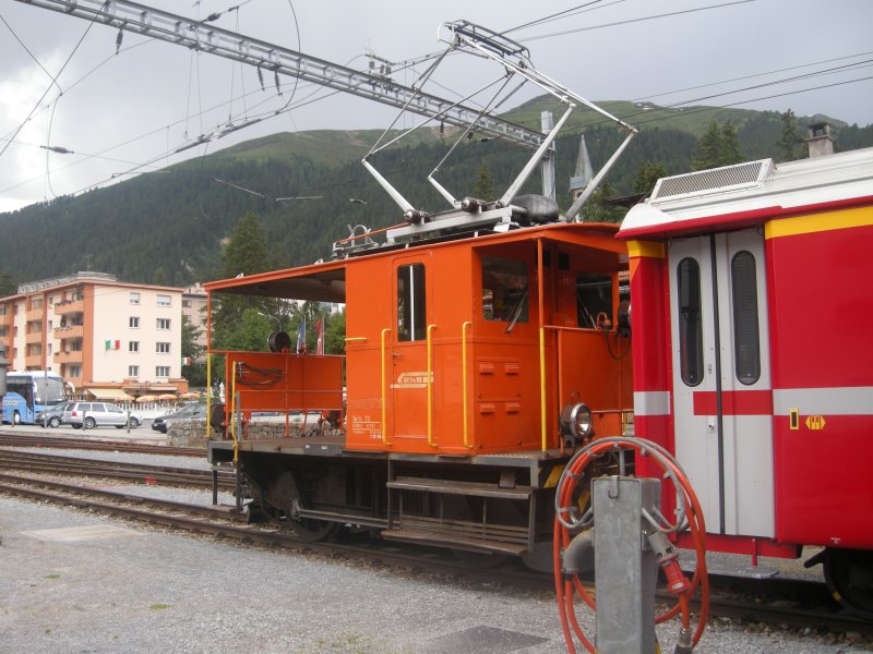 Te2/2 72 am 1.7.08 in Davos Platz.