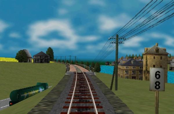 Telegrafenleitung auf der Strecke Edelrath Pronsfeld