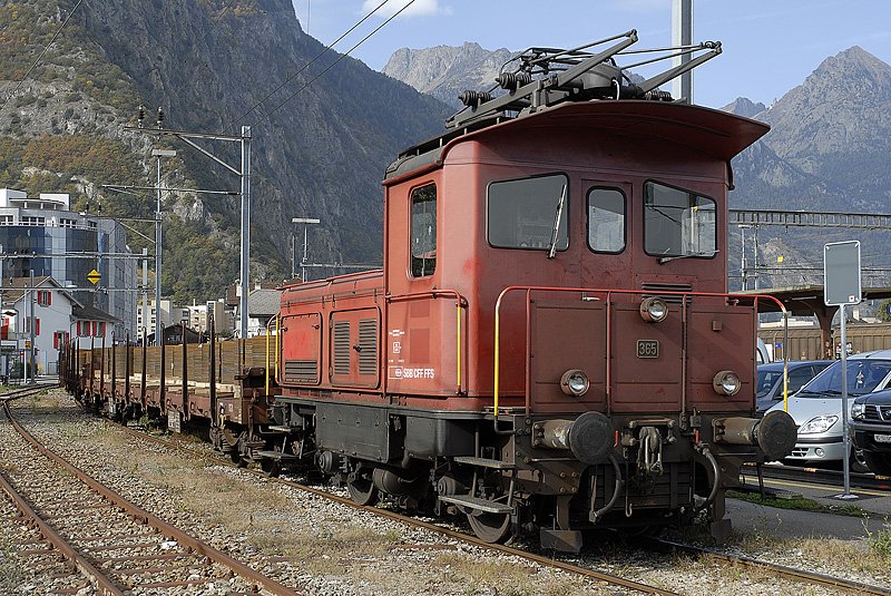 TEM III 365 macht Pause in Martigny. 27.10.2006