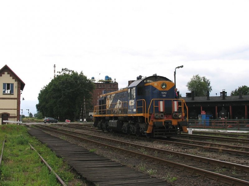 TEM2-148 (CTL Rail) in Wolsztyn (11-7-2007).