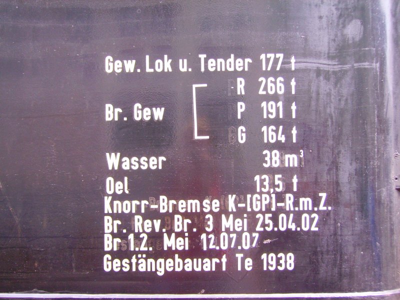 Tenderanschriften von 012 100-4.