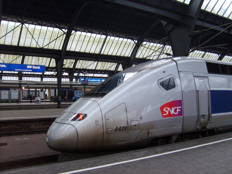 TGV-POS in Karlsruhe am 27.02.09 