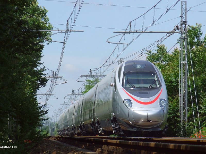 The ETR 600, during one of his first test run.