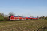 445 059 aus München kommend am 6. April 2024 bei Fahlenbach.