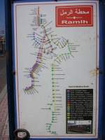 Liniennetzplan der Straenbahn Alexandria.