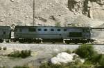 Auch von einem Nildampfer aus läßt sich Eisenbahn fotografieren - aufgenommen am 9.2.2005