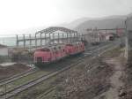 Anfang der 90iger Jahre wurden deutsche Diesellokomotiven nach Albanien verkauft, die dort aber kaum zum Einsatz kamen.
