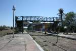 Mendoza, Argentinien, Fugngerbrcke ber die Gleise, 06.