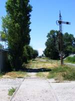 Argentinien Januar 2013: Bahnhof von Berrotaran-Bei einem kleinen Tankstop habe ich die Gelegenheit ergriffen und ein paar Fotos gemacht..