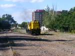 In Mendoza wird eine Probefahrt mit der 6453 von Alco unternommen. In der dortigen Zentralwerkstatt wurde sie berholt.
Die Aufnahme stammt vom 18.2.2010