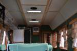 Am 18. Mai 2012: im  Luxuswagen  der ADY auf der Strecke Baku - Astara (Ex 618).
                 Mit Fernseher und Tee.