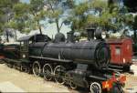 Australien / Bild ab Dia - Dampflok Es 308 im Rail Transport Museum in Bassendean bei Perth in November 1984