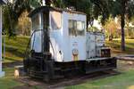 EGAT 67-0032 (Malcolm Moore Industries, Type 10-102, Baujahr 1950/Umbau 1960) am 24.März 2023 im Freigelände des Mae Moh Mine Museum.