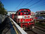 Diesellok 4717 am Schluss eines Gterzuges am 17.07.2008 im australischen Cabramatta.