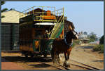 Die Pferdebahn Victor Harbor wurde 1894 eröffnet, um vorgelagerten Hafen auf Granite Island mit dem Festland zu verbinden.