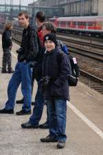 Arbeitsteilung: Jeder der Fotografen  sichert  eine Blick- bzw.