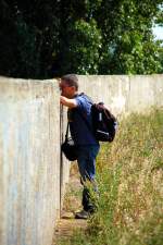 Spher Stefan Mller hat offensichtlich was entdeckt.