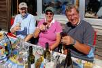 Mittagessen im Berghotel Rothorn Kulm: vorerst heisst es mal  Prost ...