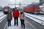 Das Empfangskomitee steht pnktlich in Konstanz bereit und heisst mich willkommen.