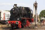 CFV3V 158  ELNA 5  (ex�Teutoburger Wald-Eisenbahn�154, ex�Kleinbahn Kaldenkirchen–Br�gge�158, ex Stoomtram Goes-Borsele 7 [NL], Hersteller: Henschel & Sohn, Baujahr: 1940, Fabr.Nr.: 24917) am 25.Juli 2026 auf der Schlackengrube im Depot Mariembourg.