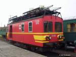 Turmtriebwagen ES 106  Sofie , ex NMBS im bahnhof Baasrode-Noord, 08-05-2004.