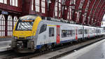 AM 08053 wartet im Juli 2018 im Bahnhof Antwerpen Centraal auf die Abfahrt.