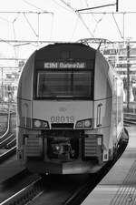 AM 08019 startet in Richtung Charleroi. (Antwerpen Centraal, Juli 2018)