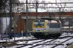 SNCB 1884 rangiert in Welkenraedt(B).