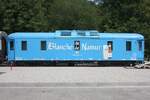 PFT/CFB Generatorwagen 50 88 92 66 907-0 D-GEN (77023, Umbau 1972 aus Type PW-D 14m) am 24.Juli 2026 im CFB Gare Spontin.