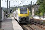 SNCB AM 08 08534 (94 88 008 534 ?-?) f�hrt am 24.Juli 2026 aus dem Gare de Yvoir.