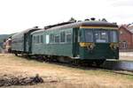 CFV3V 554.11 (ex�SNCB 4611, Hersteller: Usines Ragheno – Malines, Baujahr: 1952) am 25.Juli 2026 im Gare de Treignes.