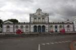 Vorplatzansicht des Gare de Ronse am 27.Juli 2026.