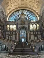 Ein Teil der imposanten Haupthalle in Antwerpen Centraal, am 07.04.2026.