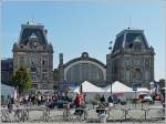 Das Bahnhofsgebude von Oostende fotografiert am 14.09.08.