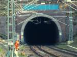 Das Portal vom Gemmenicher Tunnel auf der belgischen Seite.