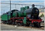 Die P8 64.169 des belgischen Eisenbahnvereins PFT/TSP setzt am 16.08.2009 im Bahnhof von Ciney um. (Jeanny)