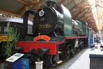 SNCB 7.039, Baujahr 1922 als Leihgabe des Museum der Belgischen Staatsbahn  Train World  am 25.Juli 2026 im Mus�e du Chemin de Fer � vapeur in Treignes.