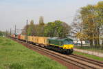 Belgium   Locomotive PB02 from Ascendos, ahuling a container train in Mortsel  24/4/2010