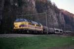 Marches les Dames  5147 mit Gterzug am 27.03.1991   Richtung Namur um 17.45 Uhr