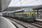 Sonderzug  Valentrain  der TSP mit HLD 202020 und 210077 aufgenommen 17/02/2013 in Bahnhof Antwerpen-Centraal     