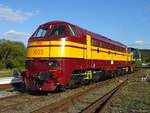 SOMEI (Leasing) Diesellok 1605 (ex- SNCB 5215) im Bf. Mariembourg - 18-09-2019