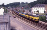 NMBS 5502 und 5515 mit IR-1139 'Ardennen Expres' (Haarlem - Luxembourg) in Troisvi�rges, 06.06.1998. Scan 7708.