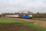 Belgiën
Loks 6299+6246 von Infrabel mit Schlafzug für Bahnarbeiter, in Hever
31/1/2023