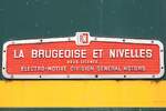 Herstellerschild der 6219 (92 88 0062 019-9, ex SNCB 212.119, Baujahr 1962).