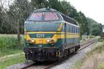 6219 (92 88 0062 019-9, ex SNCB 212.119, Hersteller La Brugeoise et Nivelles + Ateliers de Constructions Electriques de Charleroi, Baujahr 1962) am 26.Juli 2026 in Sint-Pietersburcht.