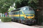 6219 (92 88 0062 019-9, ex SNCB 212.119, Hersteller La Brugeoise et Nivelles + Ateliers de Constructions Electriques de Charleroi, Baujahr 1962) am 26.Juli 2026 in Puurs-Seinhuiskaai.