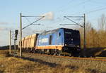 Am 29.12.2017 fuhr die 76 110-0 von Raildox von Niedergörne nach Stendal.